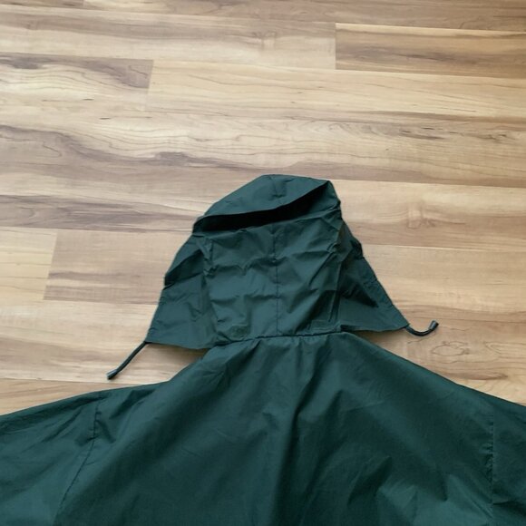 Irish National Stud Rain Jacket Windbreaker Green Large Packable Hood Unisex - Picture 9 of 11